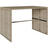  3-dijelni vrtni blagovaonski set svjetlosivi od poliratana | shoptok.hr