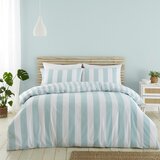 Catherine Lansfield Mentol zelena posteljina za bračni krevet/za produženi krevet 230x220 cm Cove Stripe – | shoptok.hr