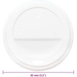  Papirnati poklopci za šalice za kavu Ø80 mm 8oz 1000 kom | shoptok.hr