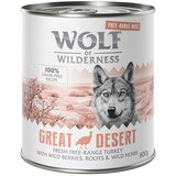 Wolf of Wilderness Varčno pakiranje "Free-Range Meat" 24 x 800 g - Great Desert - puran iz proste reje Cene
