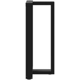  Noge za barsko mizo v obliki črke T, 2 kosa, črne, 50x35x(90-91) cm, jeklo, (22123876) | Shoptok.si