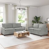  Set sofe 2 kom. Svjetlosiva Baršun | shoptok.hr