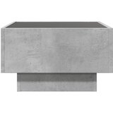  Stolić za kavu LED siva boja betona 50x50x30 cm drveni | shoptok.hr