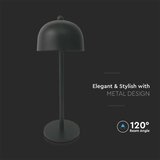 LED prigušiva punjiva stona lampa LED/1W/5V 3000-6000K 1800 mAh crna | Eponuda.com