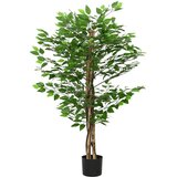 vidaXL Umetna rastlina fikus 788 listov 120 cm zelena Cene
