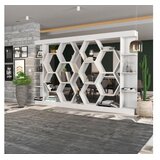Hanah home Sueno Bijela polica za knjige 140x29,6x177,4 cm, Bijela | Eponuda.ba
