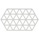 Zone Svetlo siva silikonska podloga za vroče lonce Triangles