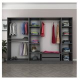 Hanah home Kale 4939 Ormar, 270x190x52cm, Antracit | Eponuda.ba