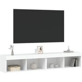 TV ormarići s LED svjetlima 2 kom bijeli 80x30x30 cm | shoptok.hr