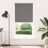 vidaXL Rolo zavjesa Blackout siva 115x230 cm Širina tkanine 110,7 cm | shoptok.hr