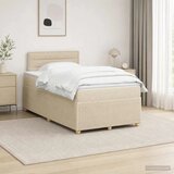  Boxspring krevet s madracem Krem 120 x 190 cm Tkanina - Krem 120 x 190 cm Dizajn linija | shoptok.hr