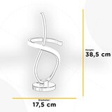 Lesnina XXXL NAMIZNA LED-SVETILKA KIRA 17,5/38,5 cm | Shoptok.si