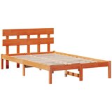  Krevetna konstrukcija Smeđa 120 x 200 cm Čvrsto borovo drvo | shoptok.hr