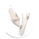 Marjin Ballerina Flats - Beige - Flat
