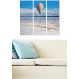 Wallity MDF1450789 multicolor decorative mdf painting (3 pieces) | ePonuda.com