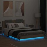  Okvir kreveta s uzglavljem LED boja hrasta sonome 120 x 200 cm | shoptok.hr