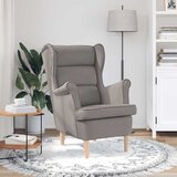 vidaXL Fotelja smeđesiva 74x84x100 cm od tkanine | shoptok.hr