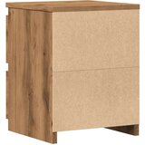 vidaXL Nočna omarica artisan hrast 30x30x40 cm inženirski les | Shoptok.si