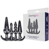Loving Joy Komplet Analnih Čepov Training Kit Black | Shoptok.si