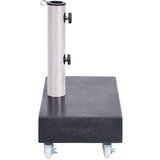  Postolje za suncobran crno 45 x 25 x 8 cm granitno | shoptok.hr