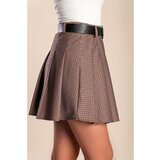 Fenzy Plisirana Minica, Smeđa | shoptok.hr