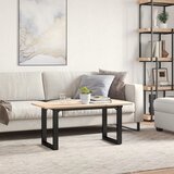  Stolić za kavu O-oblika 100x50x45cm borovina i čelik | Eponuda.ba