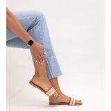 Gemre Multicolored Embroidered Marika Slippers | Shoptok.si