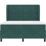 Box spring krevet Tamnozelena 200 x 160 cm Poliester | shoptok.hr