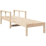  The living store ležalnik 199,5x62x55 cm trdna borovina - ležalnik, (21442812) | Shoptok.si