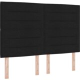  Krevet na povišenju s madracem Crn 140x200 cm Tkanina | shoptok.hr
