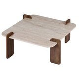 Hanah home Sto za dnevnu sobu Marais Travertine Venezia Walnut | Eponuda.com