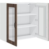  Zidni stakleni ormarić PORTO Smeđi hrast 80 x 31 x 80 cm | Eponuda.ba