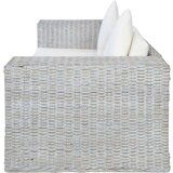 vidaXL 2-dijelni set sofa od prirodnog ratana s jastucima sivi | shoptok.hr