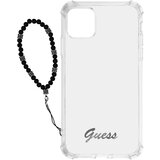 Guess Ovitek za iPhone 12 Pro Max prozoren z beaded Jewelry Bracelet ?rn, (20516827) Cene