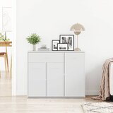  Komoda bijela 88 x 30 x 70 cm od konstruiranog drva | Eponuda.com