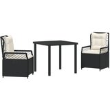 vidaXL set za vrt sa 3 kom crni poli ratan | shoptok.hr