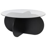 Hanah home Klub sto Aeris, 75x35x75 cm, Crno-sivi | Eponuda.ba