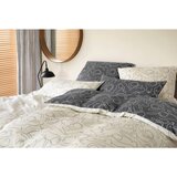 Elegante POSTELJNINA CATS 140/200 cm mako saten krem barve | Shoptok.si