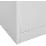  Ormarići s ključem 2 kom svjetlosivi 90 x 45 x 92,5 cm čelični | shoptok.hr