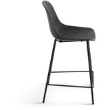 Kave Home Temno siv kovinski/plastičen vrtni barski stol Quinby – | Shoptok.si
