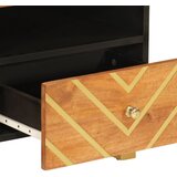  Stolić za kavu smeđe-crni 80x54x40 cm od masivnog drva manga | shoptok.hr