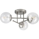  Plafonski luster MALENA 3xE14/5W/230V mat hrom/proziran | Eponuda.com