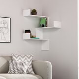 Hanah home luksa - white white wall shelf