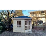Male kuće Drvena vrtna kućica VICTORIA B 300 × 300 cm sa šindrom | shoptok.hr