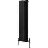 Monster tradicionalni radiator z 2 stolpcema - 1800 x 382 mm - črn, (21569763) Cene
