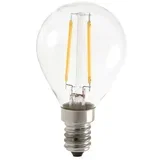 LED svetlobni vir Oblika kaplje E14 (E14, Ni mogoče zatemniti, Toplo bela, 250 lm, 2 W, Kapljica)