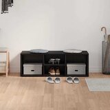  Klupa za cipele Crni hrast 102 x 35 x 35 cm Konstruirano drvo | shoptok.hr
