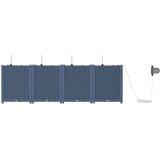  Vrtna saksija 4 pcs Sivi 160 x 40 x 52 cm Plastika | shoptok.hr