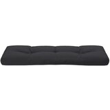 vidaXL Blazina za kavč iz palet črna 120x40x12 cm | Shoptok.si