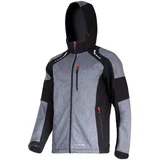 Lahti Pro jakna softshell, sivo črna rdeča, 3XL L4092306